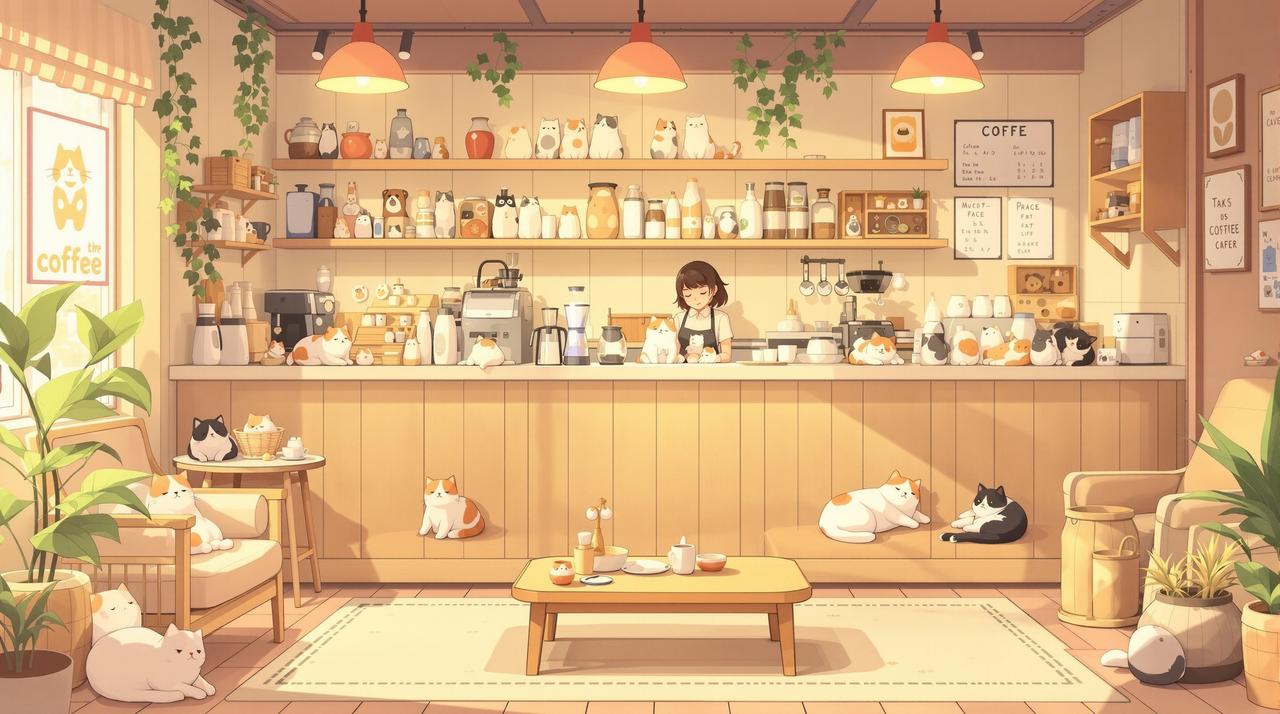 ai短剧网作品 - 猫咖日常
